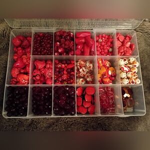 Red Bead Mixed Lot